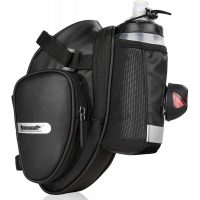 Geantă impermeabilă pentru bicicletă sub șa - Neagră