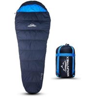 Sac de dormit ultraușor Mountrex - Mumie, 0° albastru