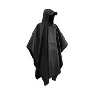 Pelerină de ciclism poncho - Neagră