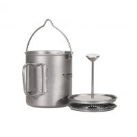 French Press din titan - 750 ml