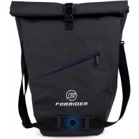 Geantă ciclistă impermeabilă pentru suportul din spate - Neagră, 27 litri