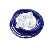 Baton gume reflexe pentru pantofi cu elastic, o pereche - Gri albastru alb, 100 cm