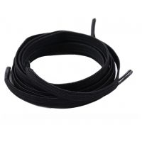 Șnururi elastice pentru pantofi simple, o pereche - Negre, 100 cm