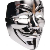 Masca Anonymous - Argintie