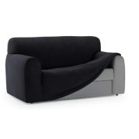 Husă flexibilă pentru canapea - Neagră, mărimea XL