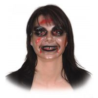Masca din plastic pentru dame - Zombie