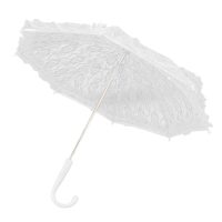 Umbrelă din dantelă - Albă