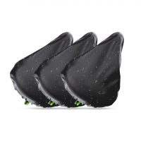 Huse pentru șa de bicicletă - Negre, 3 bucăți