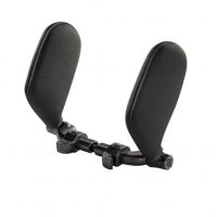 Tetieră textilă pliabilă pentru mașină - Negru