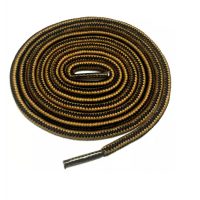 Sireturi pentru pantofi bicolor, o pereche - Maro și negru, 120 cm