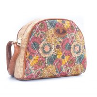 Geantă de plută cu fermoar - Flori colorate