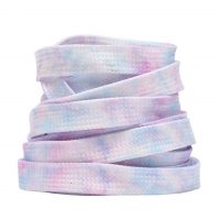 <b>Șireturile batikate, o pereche - Albastre-violete, 120 cm</b>