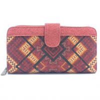 Portofel din plută pentru dame Indian - Roșu