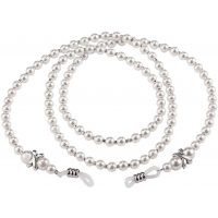 Lanț de mărgele pentru ochelari - Alb