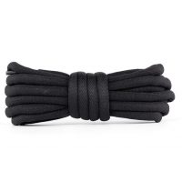 Sireturi pentru pantofi sport, un singur acompaniament - Negre, 120 cm