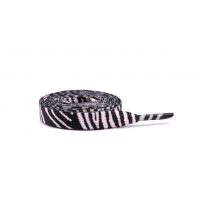 Sireturi elastice pentru pantofi camuflați, un singur acompaniament - Zebra alb-negru, 120 cm