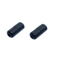 Cataramă metalică rotundă pentru șireturi - Neagră