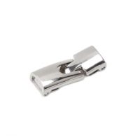 Clasă magnetica de metal pentru șireturile de pantofi - Tip 2 - Argintie