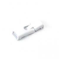 Clasă magnetica de metal pentru șireturile de pantofi - Tip 2 - Alb
