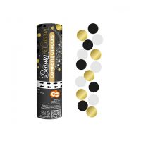 Confetti de lansare - Negre, aurii și albe