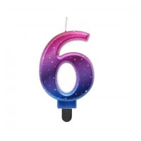Lumânare aniversară Galaxy - 6