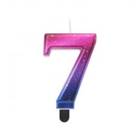Lumânare aniversară Galaxy - 7