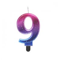 Lumânare aniversară Galaxy - 9