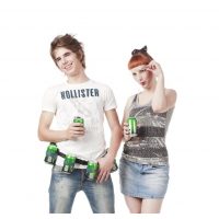 Centură pentru băuturi - suport pentru 6 doze