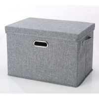 Cutie pliabilă cu capac, mărime M - Gri