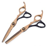 Set profesional de îngrijire a părului și bărbii - Negru, Aurie