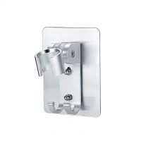 Suport adeziv pentru duza de duş pe perete - Argintiu