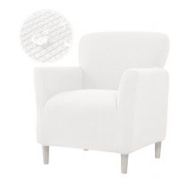 Husă elastică rezistentă la apă pentru scaun - Alb