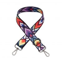 Curea de schimb pentru geantă - Vitrina colorată, cataramă gri închis