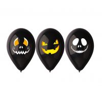 Baloane premium 12" - Halloween, 3 bucăți