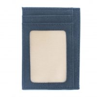 Pungă din plută pentru carduri cu protecție RFID - Negru