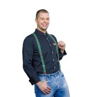 Suspenders pentru bărbați - Craciun