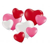 Set de baloane - Inimioare, 8 bucăți