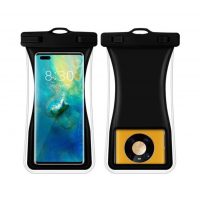 Husă impermeabilă pentru telefon mobil - Neagră