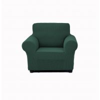 Husă universală din catifea pentru fotoliu - Verde Închis