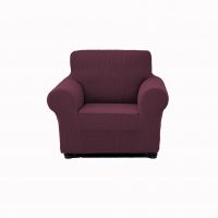 Husă universală din catifea pentru fotoliu - Roșu Închis