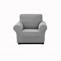 Husă universală din catifea pentru fotoliu - Gri