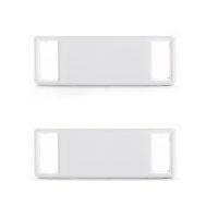 Clasica cataramă metalică - cataramă pentru șireturile - Alb