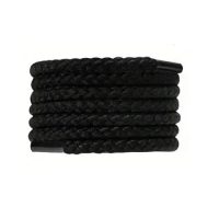 Șireturi pentru încălțăminte, o pereche - negre, 120 cm