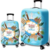 Husa de protecție pentru valiză - Călătorie în jurul lumii, XL