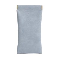 Carcasă pentru ochelari cu închidere prin arc - Albastră