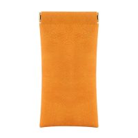 Carcasă pentru ochelari cu închidere prin arc - Portocalie