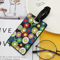 Etichetă pentru bagaj - Flori