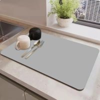 Pasta absorbantă 40 x 60 cm - Gri deschis