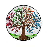 Suport rotund suspendat - Frunze colorate