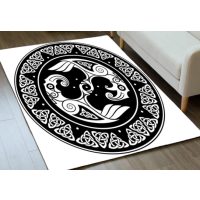 Covor 50 x 80 cm - Hugin și Munin, Triquetra